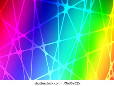 Light Multicolor, Rainbow vector natural elegant template. Blurred decorative design in Indian style with Zen tangles. A new texture for your design.