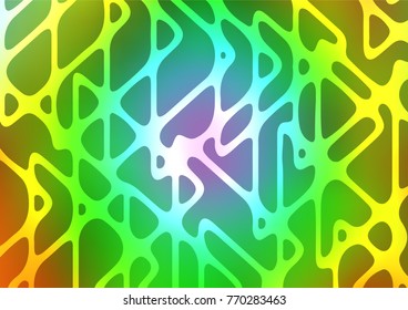 Light Multicolor, Rainbow vector natural abstract background. Modern geometrical abstract illustration with doodles. A completely new design for your business.