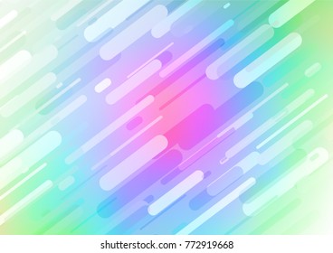 Light Multicolor, Rainbow vector natural abstract pattern. Creative illustration in blurred style with doodles and Zen tangles. The best blurred design for your business.