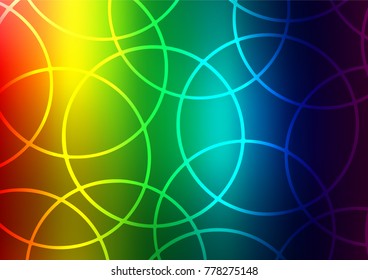 Light Multicolor, Rainbow vector natural elegant template. Glitter abstract illustration with doodles and Zen tangles. Hand painted design for web, wrapping, wallpaper.