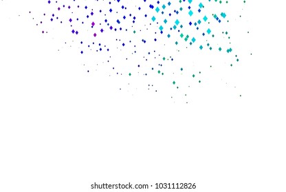 Light Multicolor, Rainbow vector pattern. Brand-new rectangular template. Shining geometric sample. Repeating theme with rectangular shapes. Texture for your design.