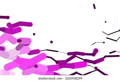 Light Multicolor, Rainbow vector pattern with rounded lines. Shining colored illustration with rounded stripes. The pattern can be used for websites.