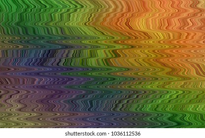 Light Multicolor, Rainbow vector pattern with lamp shapes. A sample with blurred bubble shapes. A completely new template for your business design.