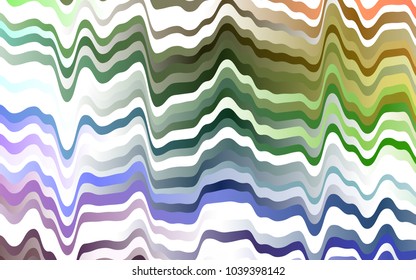 Light Multicolor, Rainbow vector pattern with bubble shapes. Shining illustration, which consist of blurred lines, circles. A completely new template for your business design.