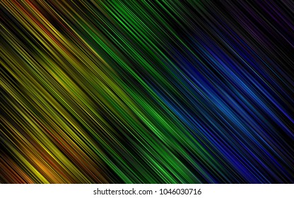 Light Multicolor, Rainbow vector pattern with narrow lines. Shining colored illustration with narrow lines. Smart design for your business advert.