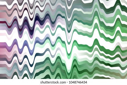 Light Multicolor, Rainbow vector pattern with liquid shapes. An elegant bright illustration with gradient. The elegant pattern for brand book.