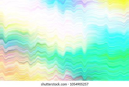 Light Multicolor, Rainbow vector pattern with lamp shapes. Creative illustration in halftone marble style with gradient. The template for cell phone backgrounds.
