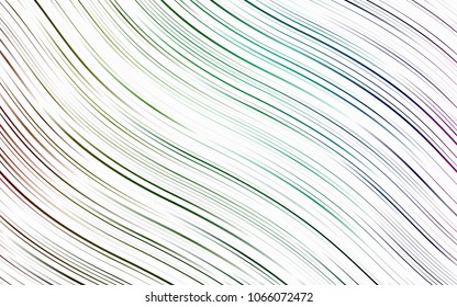 Light Multicolor, Rainbow vector pattern with curved circles. A completely new color illustration in marble style. Brand-new design for your ads, poster, banner.