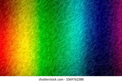 Light Multicolor, Rainbow vector pattern with liquid shapes. Creative illustration in halftone marble style with gradient. A completely new marble design for your business.