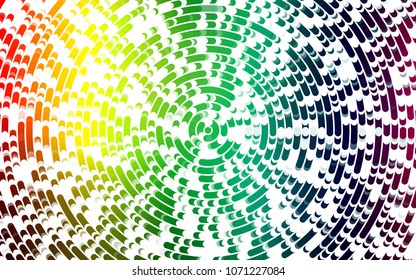 Light Multicolor, Rainbow vector pattern with liquid shapes. A vague circumflex abstract illustration with gradient. The best blurred design for your business.