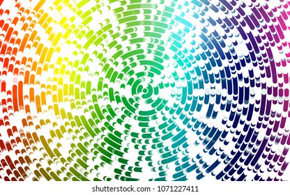 Light Multicolor, Rainbow vector pattern with bent lines. Creative geometric illustration in marble style with gradient. Marble style for your business design.