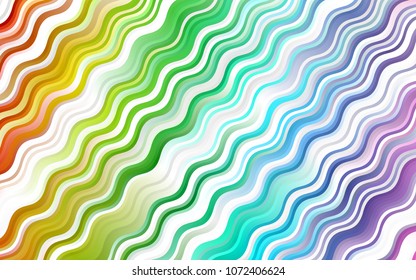 Light Multicolor, Rainbow vector pattern with lamp shapes. Creative geometric illustration in marble style with gradient. Pattern for your business design.