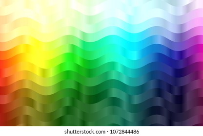 Light Multicolor, Rainbow vector pattern with bubble shapes. Creative illustration in halftone marble style with gradient. The elegant pattern for brand book.