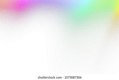 Light Multicolor, Rainbow vector  pattern with spheres. Modern abstract illustration with colorful water drops. Completely new template for your brand book.