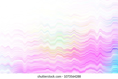Light Multicolor, Rainbow vector pattern with lava shapes. Brand-new colored illustration in marble style with gradient. The template for cell phone backgrounds.