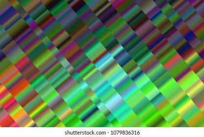 Light Multicolor, Rainbow vector pattern with narrow lines. Decorative shining illustration with lines on abstract template. Best design for your ad, poster, banner.