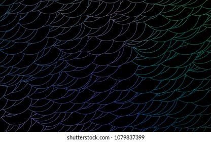 Light Multicolor, Rainbow vector  pattern with spheres. Abstract illustration with colored bubbles in nature style. Beautiful design for your business natural advert.