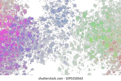 Light Multicolor, Rainbow vector pattern with narrow lines. Modern geometrical abstract illustration with staves. Best design for your ad, poster, banner.