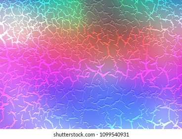 Light Multicolor, Rainbow vector pattern with lava shapes. Glitter abstract illustration with wry lines. Marble design for your web site.