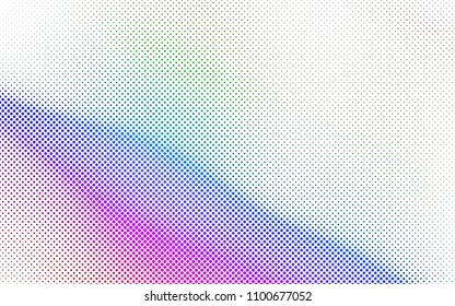 Light Multicolor, Rainbow vector  pattern with spheres. Abstract illustration with colored bubbles in nature style. The pattern can be used for beautiful websites.