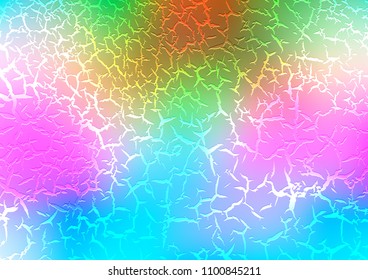 Light Multicolor, Rainbow vector pattern  Shining crooked illustration in marble style. The elegant pattern for brand book.