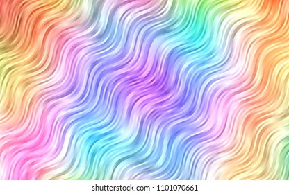 Light Multicolor, Rainbow vector pattern with lamp shapes. Geometric illustration in marble style with gradient.  The elegant pattern for brand book.