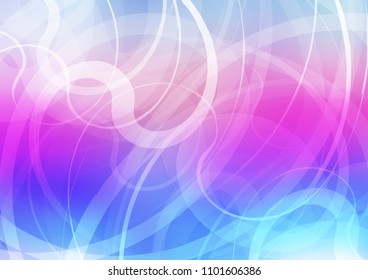 Light Multicolor, Rainbow vector pattern with liquid shapes. Creative geometric illustration in marble style with gradient. Pattern for your business design.