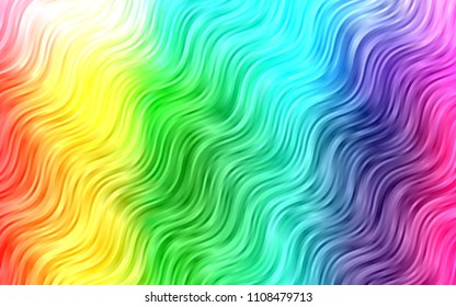 Light Multicolor, Rainbow vector pattern with bubble shapes. Brand-new colored illustration in marble style with gradient. A completely new marble design for your business.