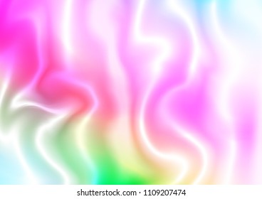 Light Multicolor, Rainbow vector pattern with curved circles. A completely new color illustration in marble style. Marble style for your business design.