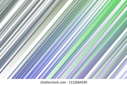 Light Multicolor, Rainbow vector pattern with narrow lines. Modern geometrical abstract illustration with staves. The pattern can be used as ads, poster, banner for commercial.