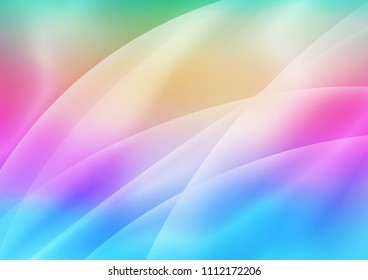 Light Multicolor, Rainbow vector pattern with narrow lines. Glitter abstract illustration with colored sticks. The pattern can be used as ads, poster, banner for commercial.