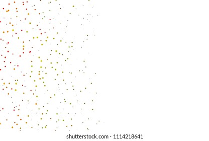 Light Multicolor, Rainbow vector  pattern with spheres. Illustration with set of shining colorful abstract circles. Completely new template for your brand book.