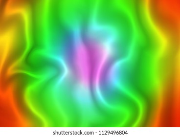 Light Multicolor, Rainbow vector pattern with bubble shapes. Blurred geometric sample with gradient bubbles.  A new texture for your  ad, booklets, leaflets.