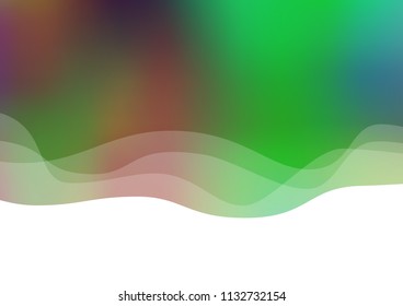 Light Multicolor, Rainbow vector pattern with bubble shapes. Shining illustration, which consist of blurred lines, circles. Brand new design for your ads, poster, banner.