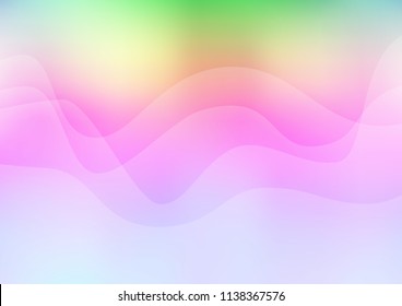 Light Multicolor, Rainbow vector pattern with liquid shapes. Colorful illustration in abstract marble style with gradient. A completely new marble design for your business.