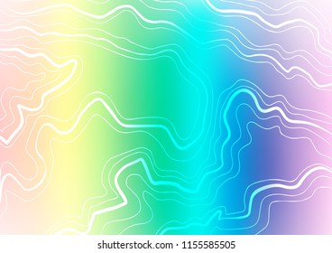 Light Multicolor, Rainbow vector pattern with narrow lines. Shining colored illustration with narrow lines. Smart design for your business advert.
