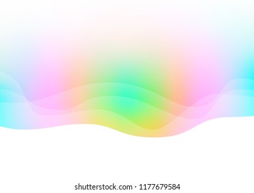 Light Multicolor, Rainbow vector pattern with lava shapes. Creative illustration in halftone marble style with gradient. Textured wave pattern for backgrounds.