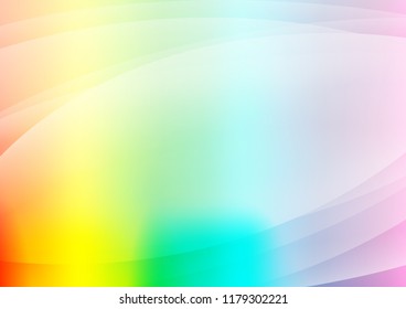 Light Multicolor, Rainbow vector pattern with narrow lines. Shining colored illustration with narrow lines. The pattern can be used for websites.