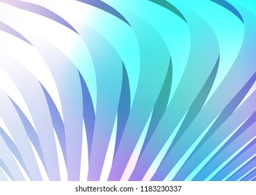 Light Multicolor, Rainbow vector pattern with narrow lines. Decorative shining illustration with lines on abstract template. Smart design for your business advert.