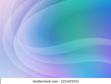 Light Multicolor, Rainbow vector pattern with bubble shapes. Blurred geometric sample with gradient bubbles.  A completely new marble design for your business.