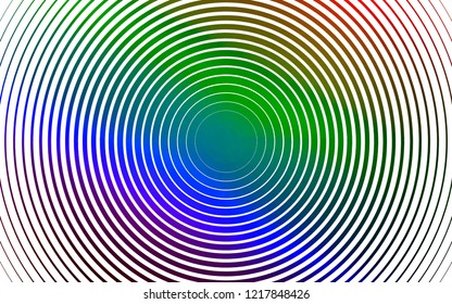 Light Multicolor, Rainbow vector pattern with spheres. Modern abstract illustration with colorful water drops. Design for business adverts.