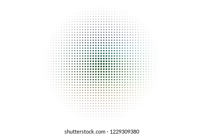 Light Multicolor, Rainbow vector pattern with spheres. Abstract illustration with colored bubbles in nature style. Pattern for beautiful websites.
