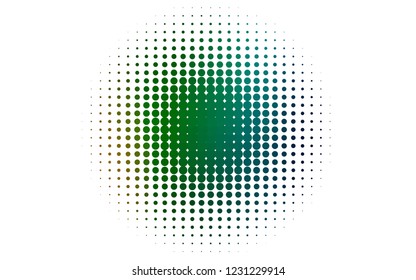 Light Multicolor, Rainbow vector pattern with spheres. Illustration with set of shining colorful abstract circles. Design for posters, banners.