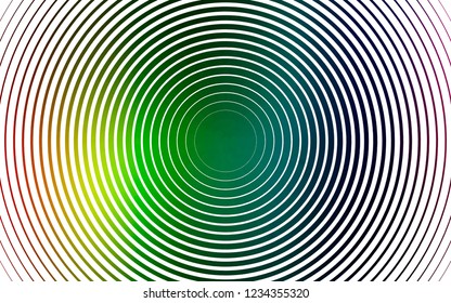 Light Multicolor, Rainbow vector pattern with spheres. Illustration with set of shining colorful abstract circles. Pattern for ads, booklets.