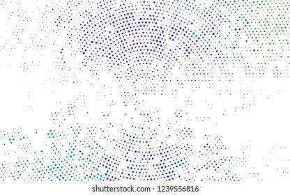 Light Multicolor, Rainbow vector pattern with spheres. Blurred decorative design in abstract style with bubbles. Pattern for ads, leaflets.