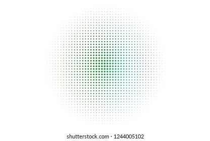 Light Multicolor, Rainbow vector pattern with spheres. Glitter abstract illustration with blurred drops of rain. Pattern of water, rain drops.
