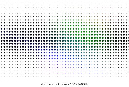 Light Multicolor, Rainbow vector pattern with spheres. Modern abstract illustration with colorful water drops. Pattern for beautiful websites.