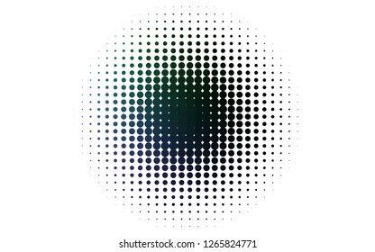 Light Multicolor, Rainbow vector pattern with spheres. Illustration with set of shining colorful abstract circles. Design for posters, banners.