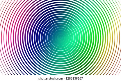 Light Multicolor, Rainbow vector pattern with spheres. Abstract illustration with colored bubbles in nature style. Design for business adverts.