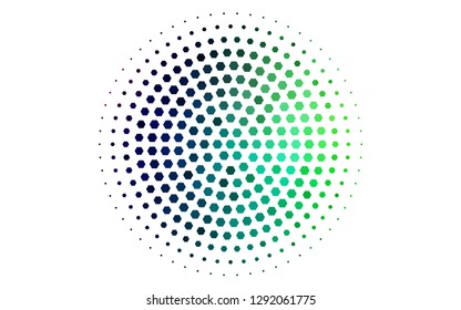 Light Multicolor, Rainbow vector pattern with colorful hexagons. Glitter abstract illustration in hexagonal style. Beautiful design for your business advert.